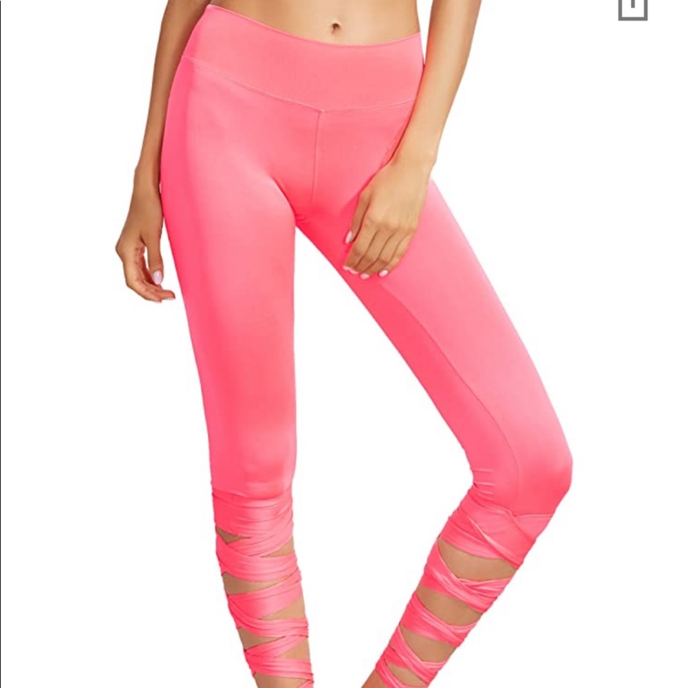 Pink ballet leggings. **NWOT** - Picture 7 of 7
